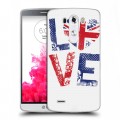 Дизайнерский пластиковый чехол для LG G3 (Dual-LTE) British love