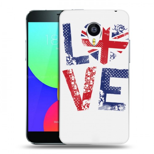 Дизайнерский пластиковый чехол для Meizu MX4 Pro British love