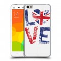 Дизайнерский пластиковый чехол для Xiaomi Mi Note British love