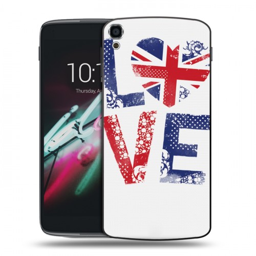 Дизайнерский пластиковый чехол для Alcatel One Touch Idol 3 (5.5) British love