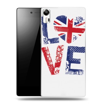 Дизайнерский силиконовый чехол для Lenovo Vibe Shot British love (на заказ)