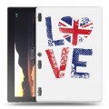 Дизайнерский силиконовый чехол для Lenovo Tab 2 A10 British love