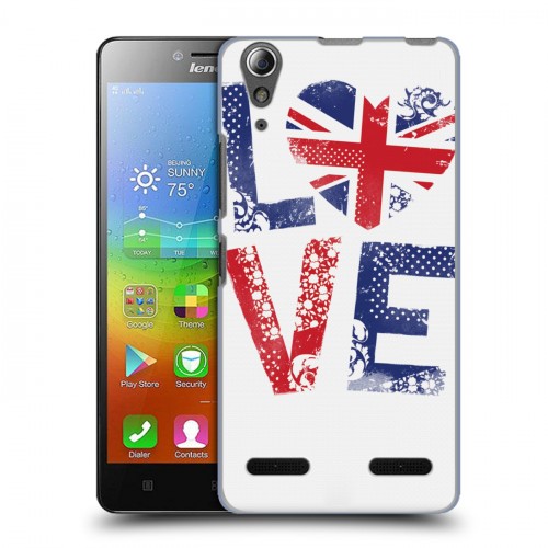 Дизайнерский пластиковый чехол для Lenovo A6000 British love