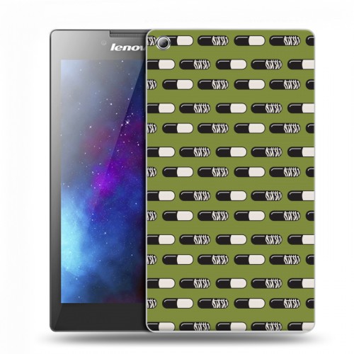 Дизайнерский силиконовый чехол для Lenovo Tab 3 7 Разноцветные таблетки