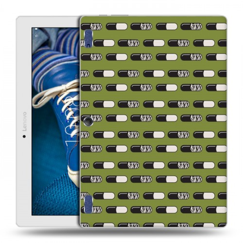 Дизайнерский силиконовый чехол для Lenovo Tab 2 A10-30 Разноцветные таблетки