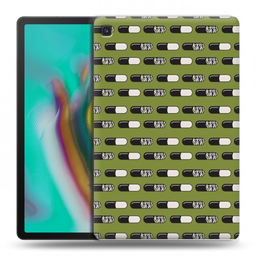 Дизайнерский силиконовый чехол для Samsung Galaxy Tab S5e Разноцветные таблетки