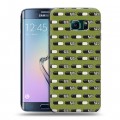Дизайнерский пластиковый чехол для Samsung Galaxy S6 Edge Разноцветные таблетки