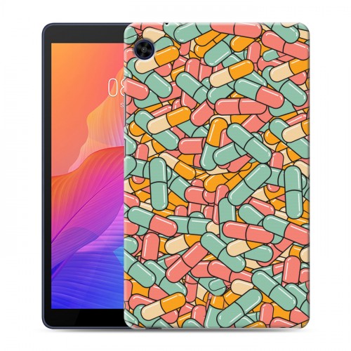 Дизайнерский силиконовый чехол для Huawei MatePad T8 Разноцветные таблетки