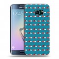 Дизайнерский пластиковый чехол для Samsung Galaxy S6 Edge Разноцветные таблетки