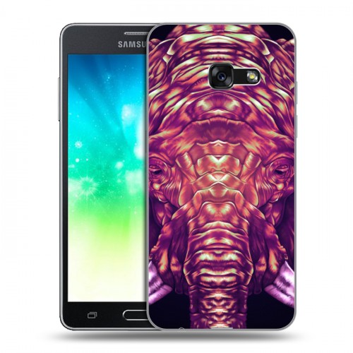 Дизайнерский пластиковый чехол для Samsung Galaxy A3 (2017) Ультрафиолетовые животные