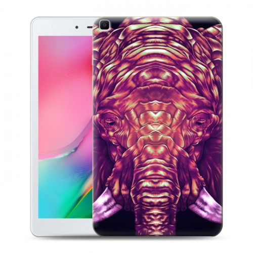 Дизайнерский силиконовый чехол для Samsung Galaxy Tab A 8.0 (2019) Ультрафиолетовые животные