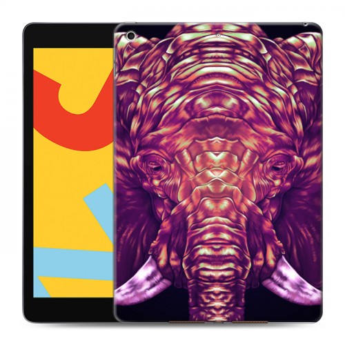 Дизайнерский силиконовый чехол для Ipad 10.2 (2019) Ультрафиолетовые животные