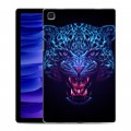 Дизайнерский силиконовый чехол для Samsung Galaxy Tab A7 10.4 (2020) Ультрафиолетовые животные