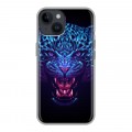 Дизайнерский пластиковый чехол для Iphone 14 Ультрафиолетовые животные