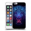 Дизайнерский силиконовый чехол для Iphone 6 Plus/6s Plus Ультрафиолетовые животные