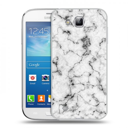 Дизайнерский пластиковый чехол для Samsung Galaxy Premier Мрамор