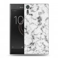 Дизайнерский пластиковый чехол для Sony Xperia XZs Мрамор