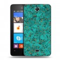 Дизайнерский силиконовый чехол для Microsoft Lumia 430 Dual SIM Мраморные тренды