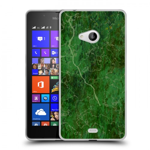 Дизайнерский пластиковый чехол для Microsoft Lumia 540 Мраморные тренды