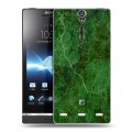 Дизайнерский пластиковый чехол для Sony Xperia S Мраморные тренды