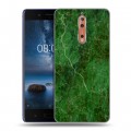 Дизайнерский пластиковый чехол для Nokia 8 Мраморные тренды