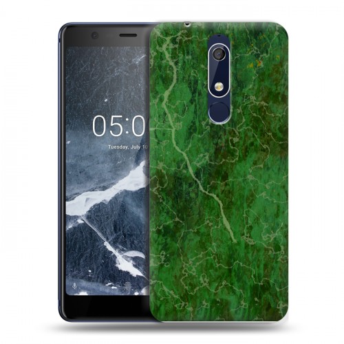 Дизайнерский пластиковый чехол для Nokia 5.1 Мраморные тренды