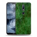 Дизайнерский пластиковый чехол для Nokia 6.1 Plus Мраморные тренды