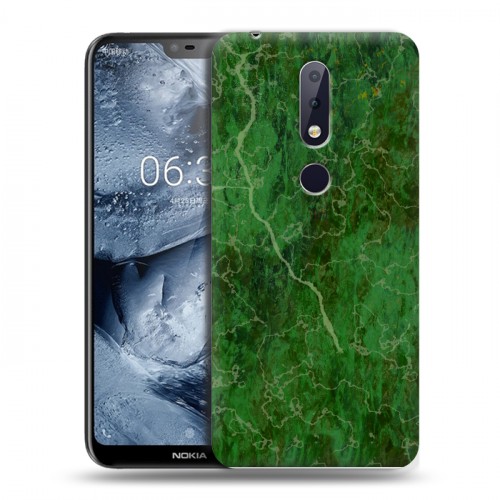 Дизайнерский пластиковый чехол для Nokia 6.1 Plus Мраморные тренды