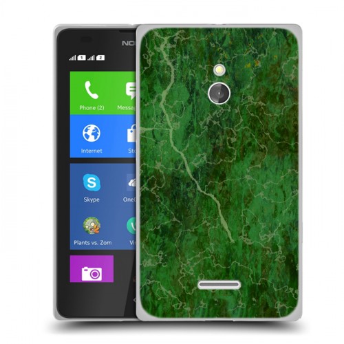 Дизайнерский силиконовый чехол для Nokia XL Мраморные тренды