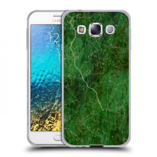 Дизайнерский пластиковый чехол для Samsung Galaxy E5 Мраморные тренды