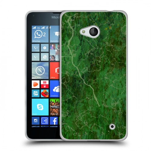 Дизайнерский пластиковый чехол для Microsoft Lumia 640 Мраморные тренды