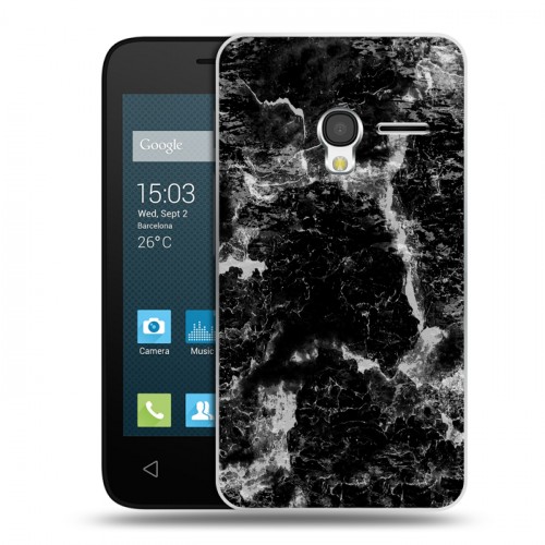 Дизайнерский пластиковый чехол для Alcatel One Touch Pixi 3 (4.0) Мраморные тренды