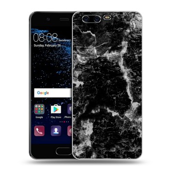 Дизайнерский силиконовый чехол для Huawei P10 Plus Мраморные тренды (на заказ)