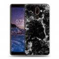 Дизайнерский пластиковый чехол для Nokia 7 Plus Мраморные тренды