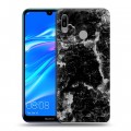 Дизайнерский пластиковый чехол для Huawei Y6 (2019) Мраморные тренды