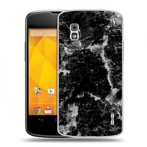 Дизайнерский пластиковый чехол для LG Google Nexus 4 Мраморные тренды