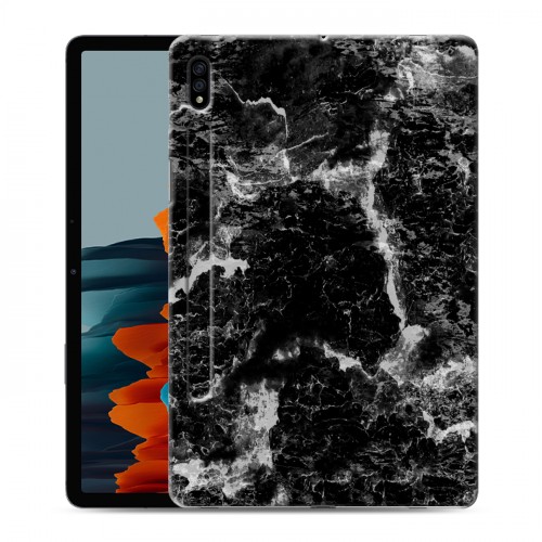 Дизайнерский силиконовый чехол для Samsung Galaxy Tab S7 Мраморные тренды