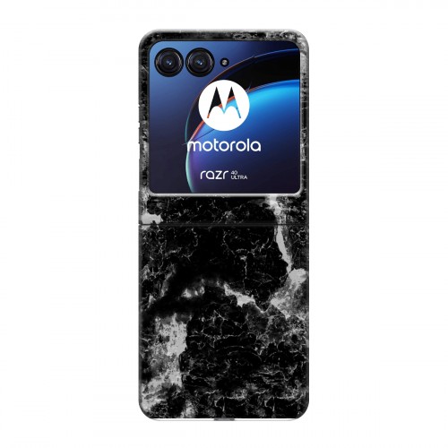 Дизайнерский пластиковый чехол для Motorola Razr 40 Ultra Мраморные тренды
