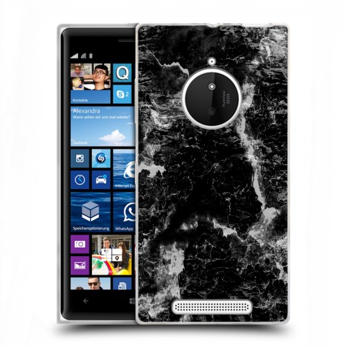 Дизайнерский пластиковый чехол для Nokia Lumia 830 Мраморные тренды