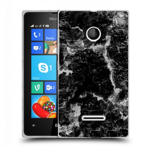 Дизайнерский пластиковый чехол для Microsoft Lumia 435 Мраморные тренды