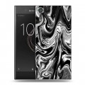 Дизайнерский пластиковый чехол для Sony Xperia XZs Черно-белые тенденции