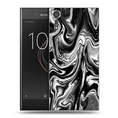 Дизайнерский пластиковый чехол для Sony Xperia XZs Черно-белые тенденции