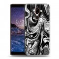 Дизайнерский пластиковый чехол для Nokia 7 Plus Черно-белые тенденции