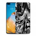 Дизайнерский пластиковый чехол для Huawei P40 Черно-белые тенденции