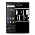 Дизайнерский пластиковый чехол для BlackBerry KEY2 Черно-белые тенденции