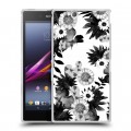 Дизайнерский пластиковый чехол для Sony Xperia Z Ultra  Черно-белые тенденции