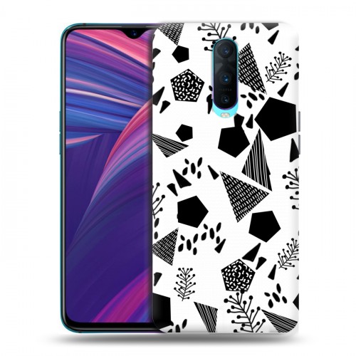 Дизайнерский пластиковый чехол для OPPO RX17 Pro Черно-белые тенденции