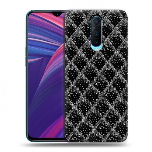 Дизайнерский пластиковый чехол для OPPO RX17 Pro Черно-белые тенденции