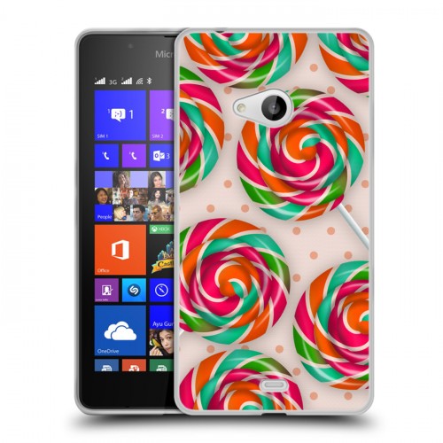 Дизайнерский пластиковый чехол для Microsoft Lumia 540 Сладости