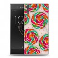 Дизайнерский пластиковый чехол для Sony Xperia XZs Сладости